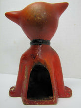 Load image into Gallery viewer, Vtg Mid Century Cat Incense Burner detailed kitty big belly mouth Retro Japan
