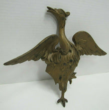 Load image into Gallery viewer, Spread Winged Eagle Bird Antique Cast Iron Architectural Hardware Element
