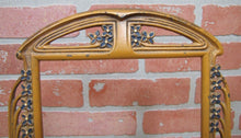 Load image into Gallery viewer, Antique Art Nouveau Flower Frame picture mirror artwork cast iron Decorative Art
