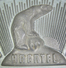 Load image into Gallery viewer, 1940&#39;s HAERTEL FUR STORAGE VAULT Sign Art Deco High Relief Ornate Rare HTF
