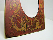 Load image into Gallery viewer, Cherubs Dragons Griffins Birds Flowers Antique Marquetry Inlaid Ornate Frame Art
