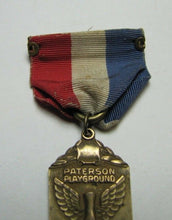 Load image into Gallery viewer, Old PATERSON PLAYGROUND CHAMPIONSHIP Winged Foot Sports Award Medallion Ribbon
