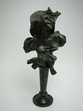 Load image into Gallery viewer, Antique Art Nouveau Maidens Bust Decorative Arts Miniature Small Mini Statue
