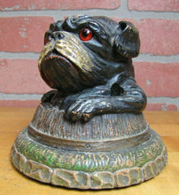 Load image into Gallery viewer, Old BULLDOG Pencil Holder wonderfully detailed desk art KING NEW YORK
