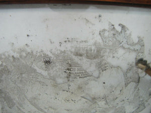 SIMONDS SAWS ARE THE BEST Antique Reverse Glass Mirror Sign FITCHBURG MASS USA