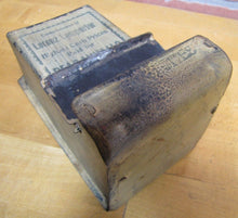 Load image into Gallery viewer, HIGHEST PRICES PAID DEAD ANIMALS L LAMPARTER Old Ad Match Safe Holder Sign
