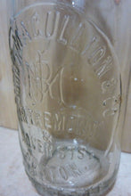 Load image into Gallery viewer, JOHN MACULLION &amp; Co BOSTON MASS Antique Embossed Porcelain Top Soda Beer Bottle
