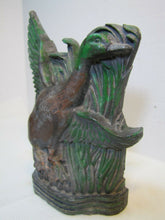 Load image into Gallery viewer, Antique Duck Mallard Bird Doorstop Bookend Decorative Art Statue Sportsman Lodge
