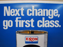 Load image into Gallery viewer, EXXON UNIFLO MOTOR OIL Double Sided Advertising Sign Gas Station Pump Rack

