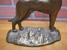 Load image into Gallery viewer, GREAT DANE TRAILERS SAVANNAH GEORGIA Brass Dog Doorstop Bookend Statue
