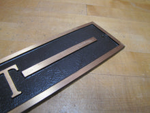 Load image into Gallery viewer, EXIT Left ARROW Old Brass Bronze Sign Shop Diner Business Building Advertising
