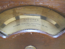 Load image into Gallery viewer, WESTERN ELECTRO-MECHANICAL Co OAKLAND CALIF Old AMPERES Gauge Meter Test Equipment
