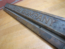 Load image into Gallery viewer, OTIS ELEVATOR COMPANY Old Embossed Door Guide Sill Plate Threshold Sign Plaque Building Hardware Element
