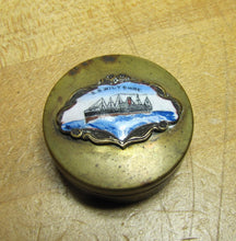 Load image into Gallery viewer, SS WILTSHIRE Antique Passenger Steamer Cruise Ship Ornate Souvenir Pill Box
