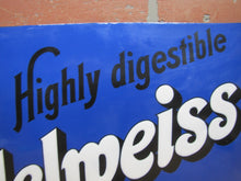 Load image into Gallery viewer, EDELWEISS CHEESES Highly digestible Old Porcelain Store Display Ad Sign C Robert Dold Offenburg Germany
