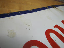 Load image into Gallery viewer, ROOMS $2.00 Old Double Sided Porcelain Advertising Sign Motel 1940s-50s Miami Fl
