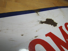 Load image into Gallery viewer, ROOMS $2.00 Old Double Sided Porcelain Advertising Sign Motel 1940s-50s Miami Fl
