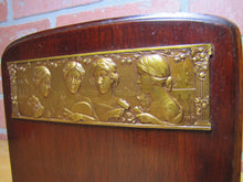 Load image into Gallery viewer, Four Women Ladies Justice Arts Old Wooden Decorative Arts Bookend High Relief Plaque
