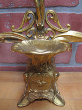 Load image into Gallery viewer, INRI JESUS CROSS CRUCIFIX Antique Decorative Arts Double Candlestick Holder
