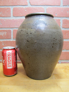JOHN SWANN WILKES ST POTTERY ALEXANDRIA VA Antique Stoneware Pottery Ovoid Crock
