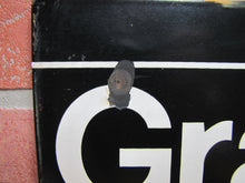 Load image into Gallery viewer, GRAND ARMY PLAZA New York City Orig Porcelain Transportation Sign Subway Bus Ad
