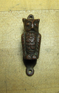 OWL Antique Bronze Interior Door Knocker Small Mini Bird Architectural Hardware