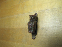 Load image into Gallery viewer, OWL Antique Bronze Interior Door Knocker Small Mini Bird Architectural Hardware
