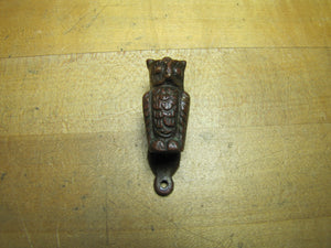 OWL Antique Bronze Interior Door Knocker Small Mini Bird Architectural Hardware