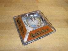 Load image into Gallery viewer, BETSY ROSS CIGARS PHILADELPHIA Old Advertising Glass Change Receiver Tray Sign The Brunhoff Mfg Co Cincinnatti Ohio
