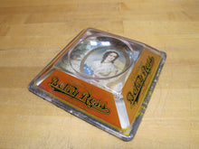 Load image into Gallery viewer, BETSY ROSS CIGARS PHILADELPHIA Old Advertising Glass Change Receiver Tray Sign The Brunhoff Mfg Co Cincinnatti Ohio
