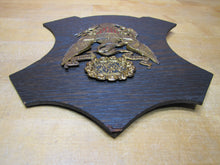 Load image into Gallery viewer, E PLURIBUS UNUM Old Spread Winged Eagle Crest Shield Decorative Arts High Relief Plaque
