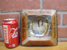 Load image into Gallery viewer, BETSY ROSS CIGARS PHILADELPHIA Old Advertising Glass Change Receiver Tray Sign The Brunhoff Mfg Co Cincinnatti Ohio
