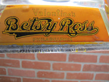 Load image into Gallery viewer, BETSY ROSS CIGARS PHILADELPHIA Old Advertising Glass Change Receiver Tray Sign The Brunhoff Mfg Co Cincinnatti Ohio
