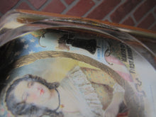 Load image into Gallery viewer, BETSY ROSS CIGARS PHILADELPHIA Old Advertising Glass Change Receiver Tray Sign The Brunhoff Mfg Co Cincinnatti Ohio
