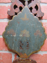 Load image into Gallery viewer, Antique Folk Art Hand Painted Decorative Wooden Panel Primitive Wood Artwork
