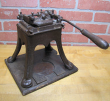Load image into Gallery viewer, ACME CIGAR BRANDING MACHINE J W STRIEDER BOSTON MASS USA Antique Advertising GOLDEN CLOUD Cigar Store Display Making Equipment Tool
