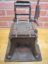 Load image into Gallery viewer, ACME CIGAR BRANDING MACHINE J W STRIEDER BOSTON MASS USA Antique Advertising GOLDEN CLOUD Cigar Store Display Making Equipment Tool
