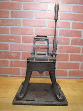 Load image into Gallery viewer, ACME CIGAR BRANDING MACHINE J W STRIEDER BOSTON MASS USA Antique Advertising GOLDEN CLOUD Cigar Store Display Making Equipment Tool
