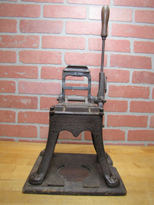 ACME CIGAR BRANDING MACHINE J W STRIEDER BOSTON MASS USA Antique Advertising GOLDEN CLOUD Cigar Store Display Making Equipment Tool