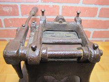 Load image into Gallery viewer, ACME CIGAR BRANDING MACHINE J W STRIEDER BOSTON MASS USA Antique Advertising GOLDEN CLOUD Cigar Store Display Making Equipment Tool
