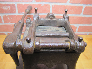 ACME CIGAR BRANDING MACHINE J W STRIEDER BOSTON MASS USA Antique Advertising GOLDEN CLOUD Cigar Store Display Making Equipment Tool
