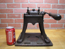 Load image into Gallery viewer, ACME CIGAR BRANDING MACHINE J W STRIEDER BOSTON MASS USA Antique Advertising GOLDEN CLOUD Cigar Store Display Making Equipment Tool
