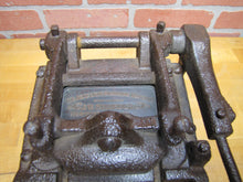 Load image into Gallery viewer, ACME CIGAR BRANDING MACHINE J W STRIEDER BOSTON MASS USA Antique Advertising GOLDEN CLOUD Cigar Store Display Making Equipment Tool
