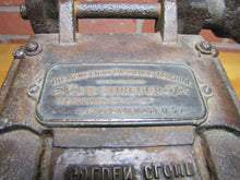 Load image into Gallery viewer, ACME CIGAR BRANDING MACHINE J W STRIEDER BOSTON MASS USA Antique Advertising GOLDEN CLOUD Cigar Store Display Making Equipment Tool
