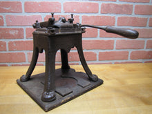 Load image into Gallery viewer, ACME CIGAR BRANDING MACHINE J W STRIEDER BOSTON MASS USA Antique Advertising GOLDEN CLOUD Cigar Store Display Making Equipment Tool
