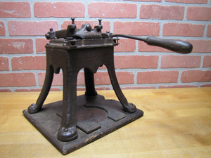 ACME CIGAR BRANDING MACHINE J W STRIEDER BOSTON MASS USA Antique Advertising GOLDEN CLOUD Cigar Store Display Making Equipment Tool