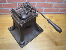 Load image into Gallery viewer, ACME CIGAR BRANDING MACHINE J W STRIEDER BOSTON MASS USA Antique Advertising GOLDEN CLOUD Cigar Store Display Making Equipment Tool
