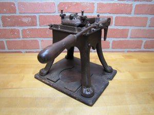 ACME CIGAR BRANDING MACHINE J W STRIEDER BOSTON MASS USA Antique Advertising GOLDEN CLOUD Cigar Store Display Making Equipment Tool