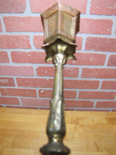 Load image into Gallery viewer, Street Light Old Small Mini Decorative Arts Oil Lamp Brass Bronze Ornate Detail
