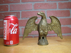 Antique Brass Eagle Decorative Arts Element Finial Paperweight Art Statue